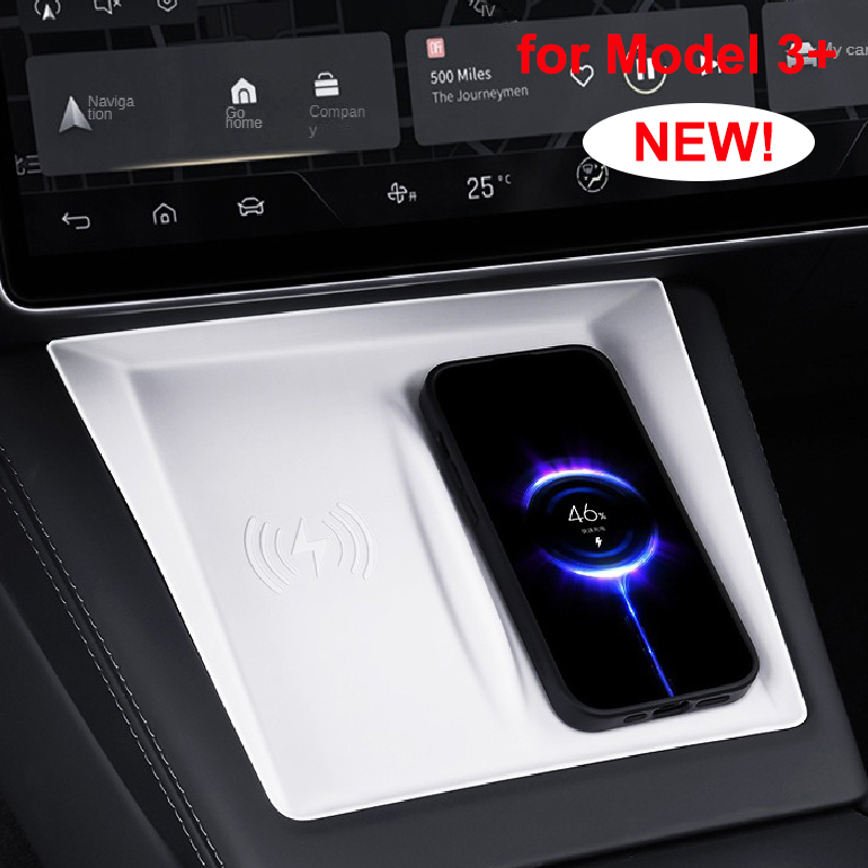 Wireless Charging Pad - Силиконовый беспроводной зарядный коврик для Tesla