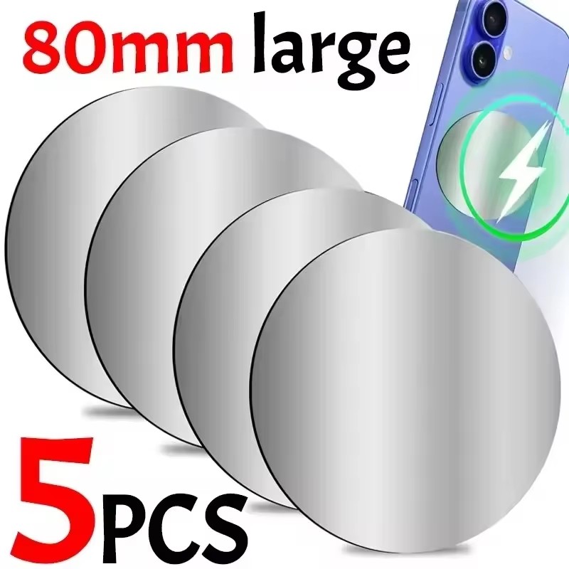 Tablet Phone Accessories - 1-5 шт. 8-см магнитные металлические диски