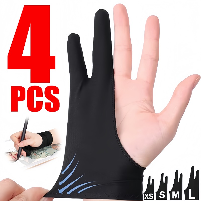 Drawing Glove Artist - Акриловое волокно, антисенсорные перчатки для рисования,