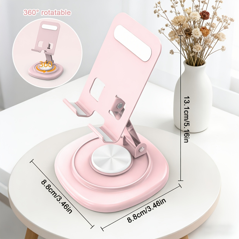 Tablet Stand Adjustable - Настольная металлическая вращающаяся подставка для телефона