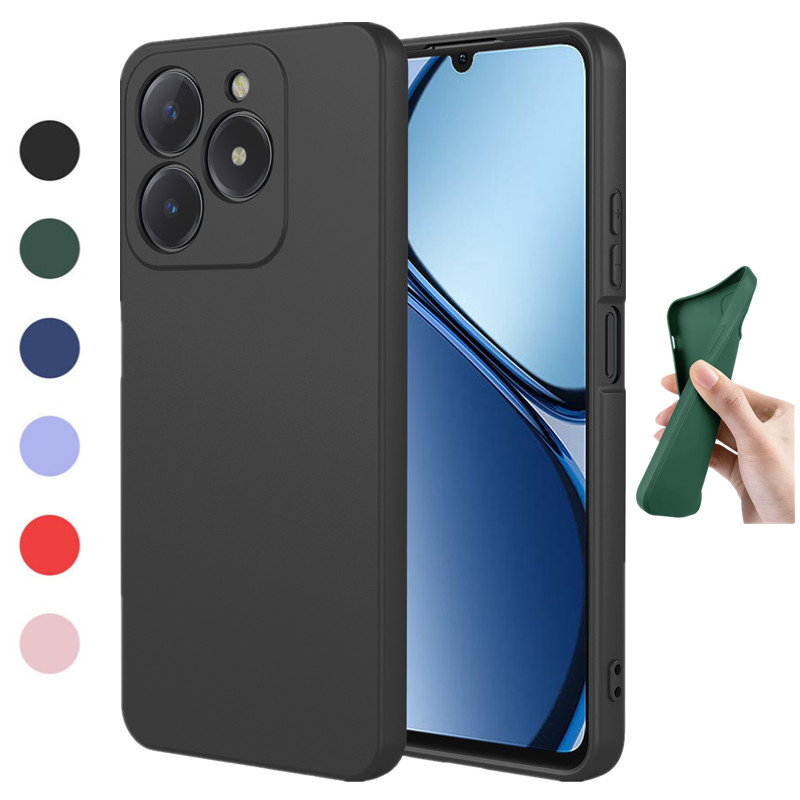 Гибкий жидкий силиконовый чехо – обзор и цена Realme Note 50