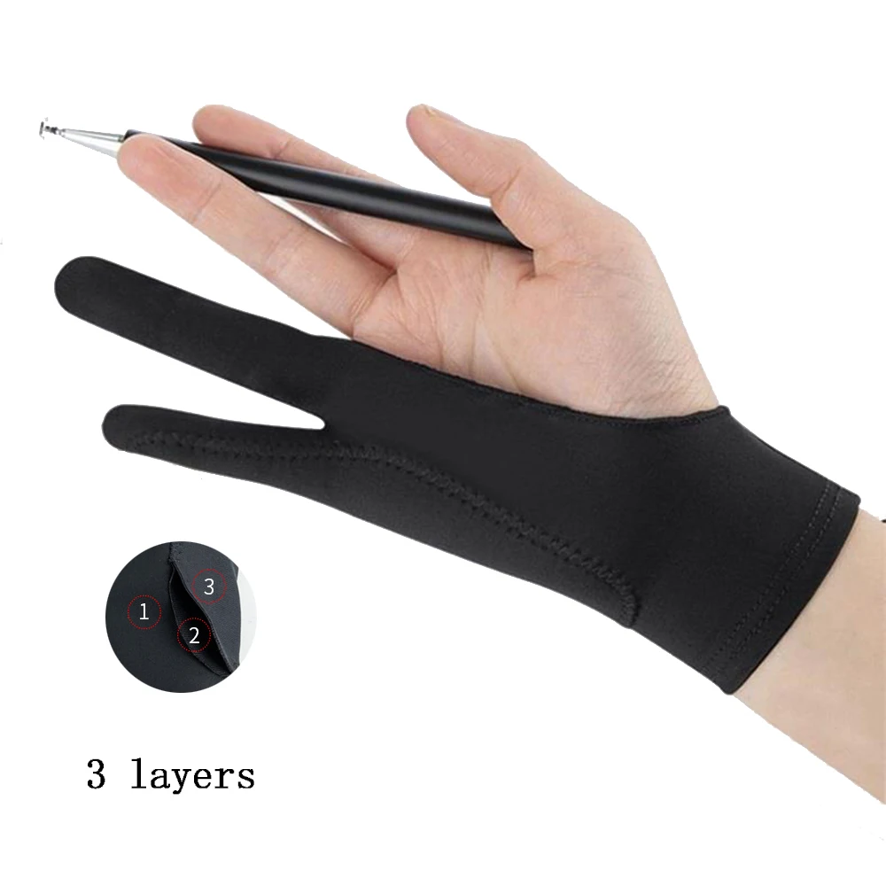 Антисенсорные перчатки для рис – обзор и цена Drawing Glove Artist