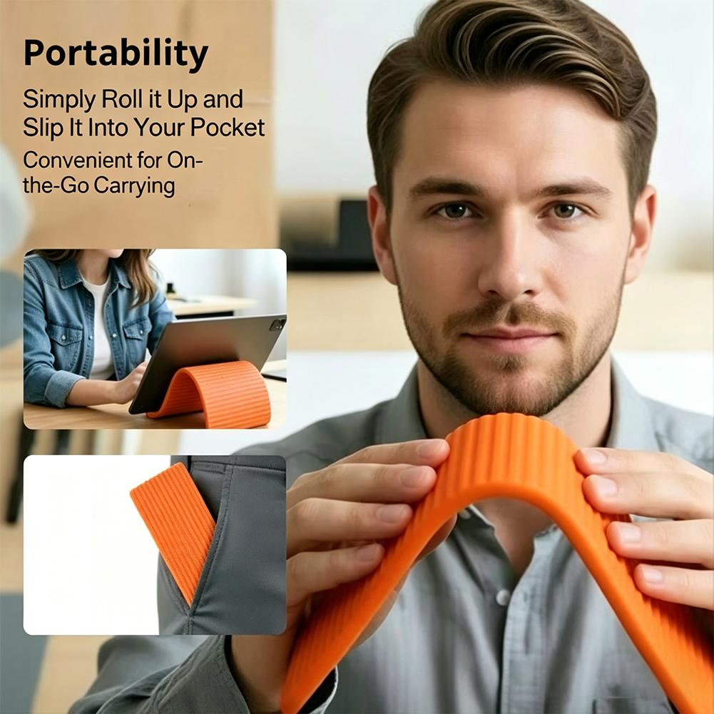 Портативный силиконовый держат – обзор и цена Tablet Stand Adjustable