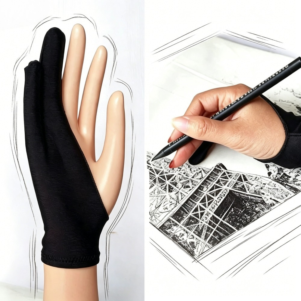 Перчатки для художников с защи – обзор и цена Drawing Glove Artist