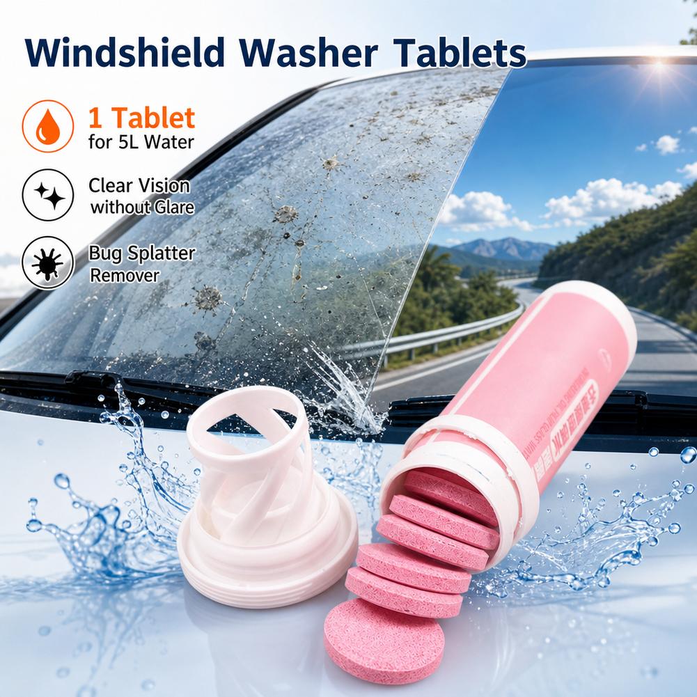 Таблетки для очистки лобового  – обзор и цена Tablet Accessories For Car
