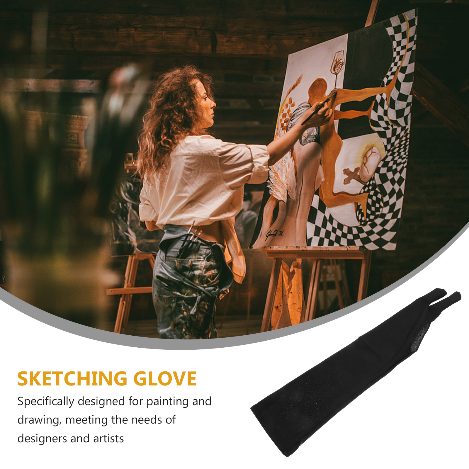 Перчатка для художников с двум – обзор и цена Drawing Glove Artist
