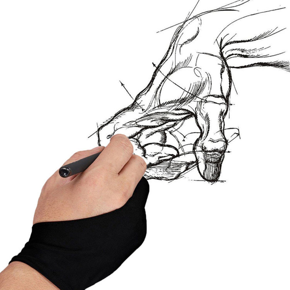2 шт. перчаток для рисования с – обзор и цена Drawing Glove Artist