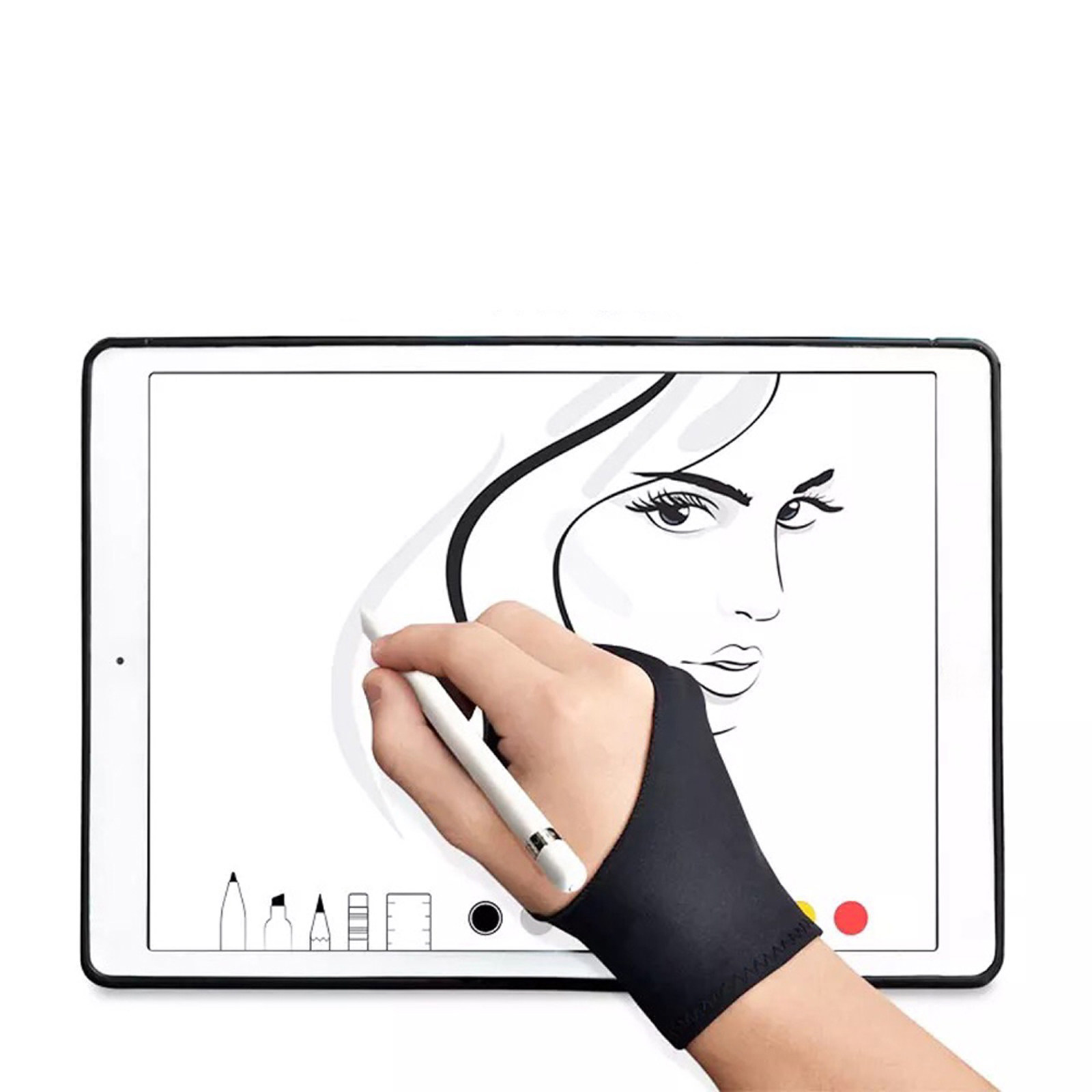 2 шт. перчаток для рисования с – обзор и цена Drawing Glove Artist