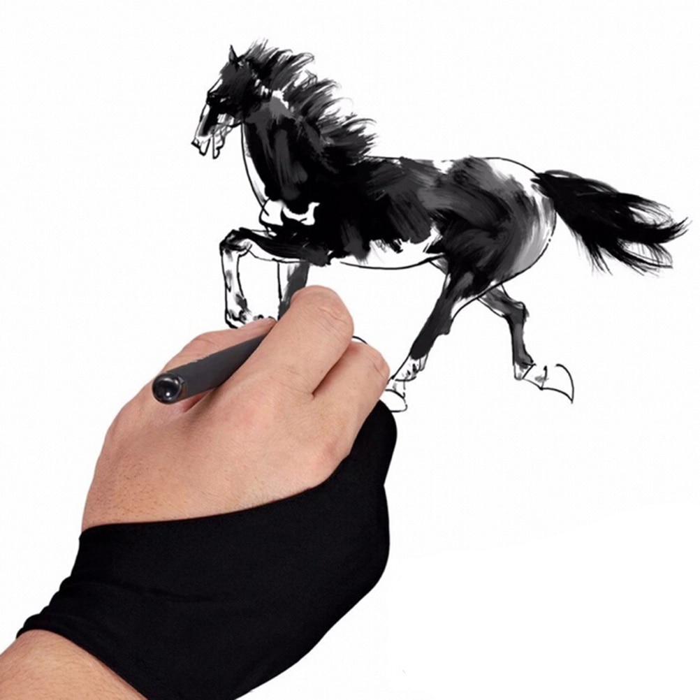 Черная перчатка для рисования  – обзор и цена Drawing Glove Artist